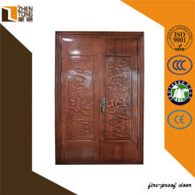 Chinese Front entry steel double swing door for villa